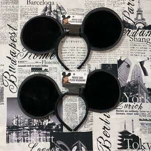 Suit Yourself Costume Co mickey mouse ears plush headband 2pc set nwt adult kids